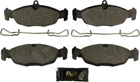 Hart 248 876 - Kit de plaquettes de frein, frein à disque cwaw.fr