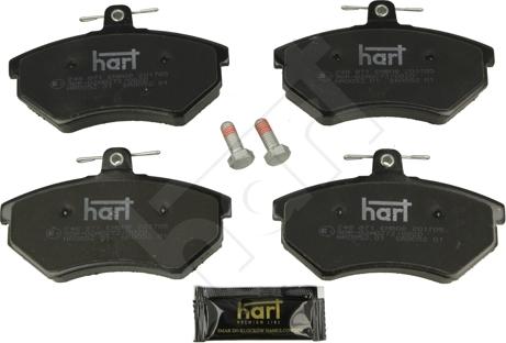 Hart 248 871 - Kit de plaquettes de frein, frein à disque cwaw.fr