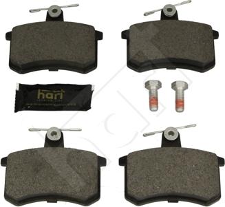 Hart 248 877 - Kit de plaquettes de frein, frein à disque cwaw.fr