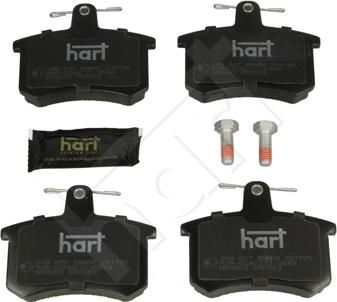 Hart 248 877 - Kit de plaquettes de frein, frein à disque cwaw.fr