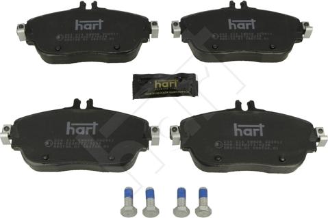 Hart 254 214 - Kit de plaquettes de frein, frein à disque cwaw.fr