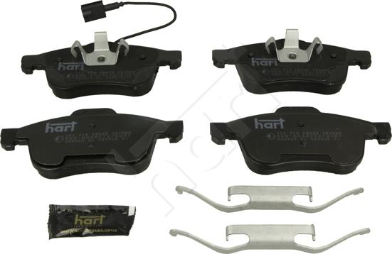 Hart 254 218 - Kit de plaquettes de frein, frein à disque cwaw.fr