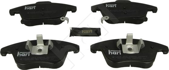 Hart 254 289 - Kit de plaquettes de frein, frein à disque cwaw.fr