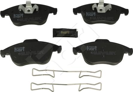 Hart 256 946 - Kit de plaquettes de frein, frein à disque cwaw.fr