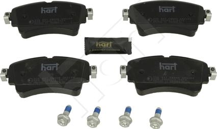 Hart 256 947 - Kit de plaquettes de frein, frein à disque cwaw.fr