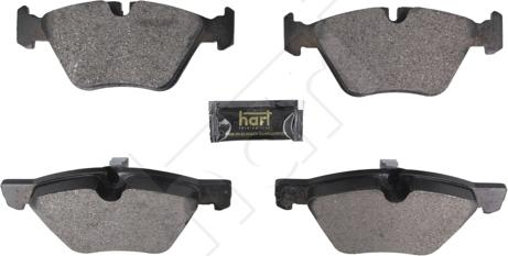 Hart 256 960 - Kit de plaquettes de frein, frein à disque cwaw.fr