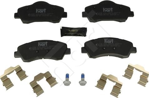 Hart 256 542 - Kit de plaquettes de frein, frein à disque cwaw.fr