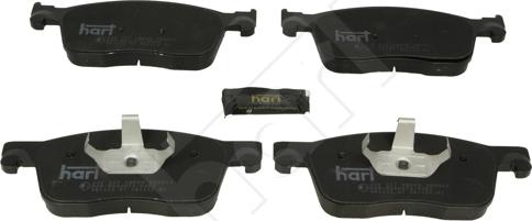 Hart 256 517 - Kit de plaquettes de frein, frein à disque cwaw.fr