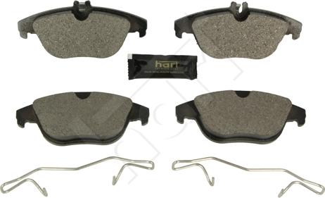 Hart 256 527 - Kit de plaquettes de frein, frein à disque cwaw.fr