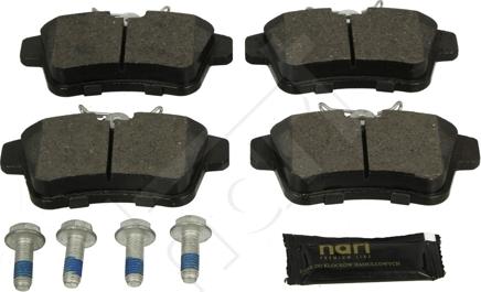 Hart 253 760 - Kit de plaquettes de frein, frein à disque cwaw.fr