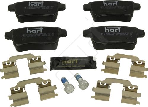 Hart 253 767 - Kit de plaquettes de frein, frein à disque cwaw.fr