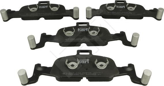 Hart 253 774 - Kit de plaquettes de frein, frein à disque cwaw.fr