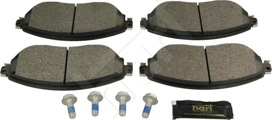 Hart 252 926 - Kit de plaquettes de frein, frein à disque cwaw.fr