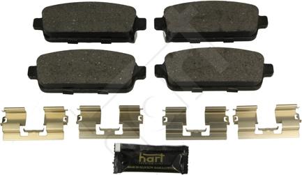 Hart 252 928 - Kit de plaquettes de frein, frein à disque cwaw.fr