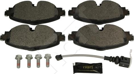 Hart 252 923 - Kit de plaquettes de frein, frein à disque cwaw.fr