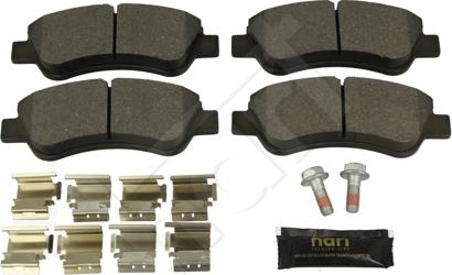 Hart 252 309 - Kit de plaquettes de frein, frein à disque cwaw.fr