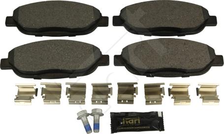 Hart 252 304 - Kit de plaquettes de frein, frein à disque cwaw.fr