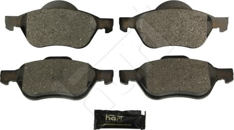 Hart 252 308 - Kit de plaquettes de frein, frein à disque cwaw.fr