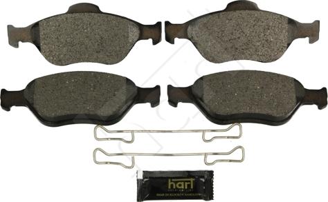 Hart 252 318 - Kit de plaquettes de frein, frein à disque cwaw.fr