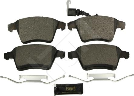 Hart 252 313 - Kit de plaquettes de frein, frein à disque cwaw.fr