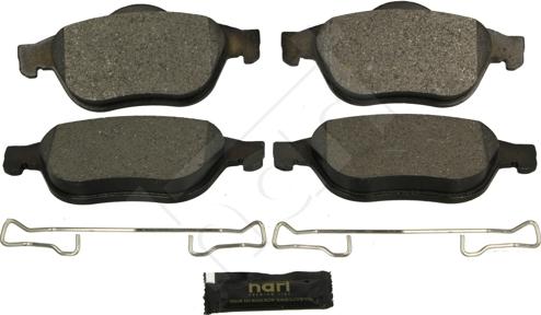 Hart 252 317 - Kit de plaquettes de frein, frein à disque cwaw.fr