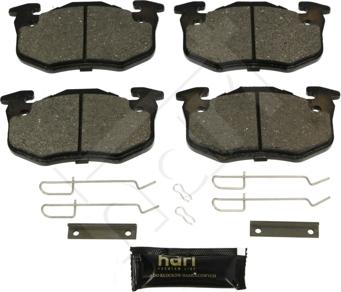 Hart 252 328 - Kit de plaquettes de frein, frein à disque cwaw.fr