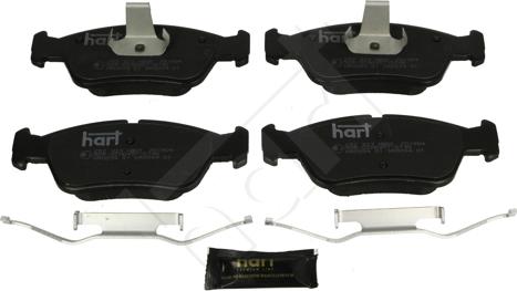 Hart 252 323 - Kit de plaquettes de frein, frein à disque cwaw.fr