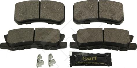 Hart 252 292 - Kit de plaquettes de frein, frein à disque cwaw.fr