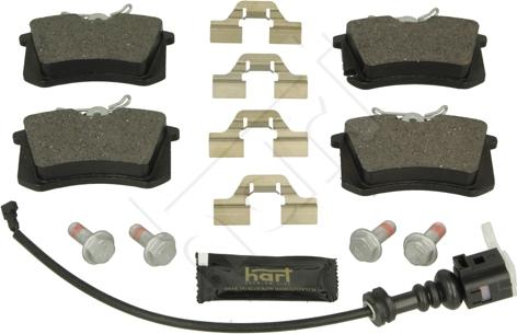 Hart 260 559 - Kit de plaquettes de frein, frein à disque cwaw.fr