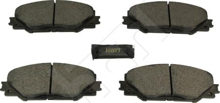 Hart 260 750 - Kit de plaquettes de frein, frein à disque cwaw.fr