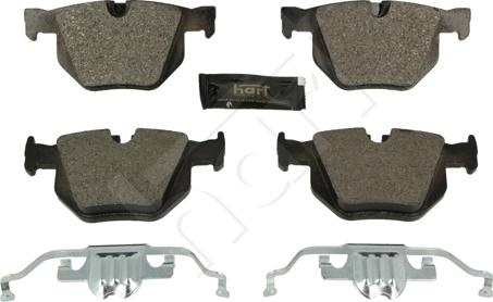 Hart 260 776 - Kit de plaquettes de frein, frein à disque cwaw.fr