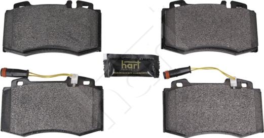 Hart 261 858 - Kit de plaquettes de frein, frein à disque cwaw.fr