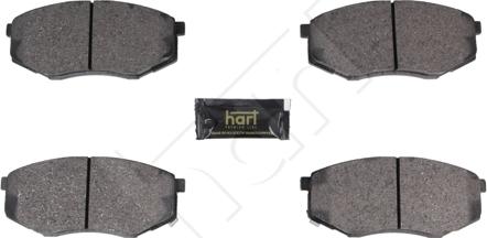 Hart 261 853 - Kit de plaquettes de frein, frein à disque cwaw.fr