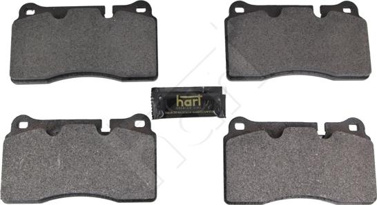 Hart 261 809 - Kit de plaquettes de frein, frein à disque cwaw.fr