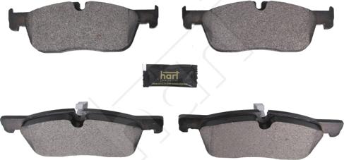 Hart 261 812 - Kit de plaquettes de frein, frein à disque cwaw.fr