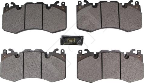 Hart 261 754 - Kit de plaquettes de frein, frein à disque cwaw.fr