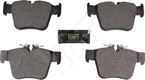 Hart 261 783 - Kit de plaquettes de frein, frein à disque cwaw.fr