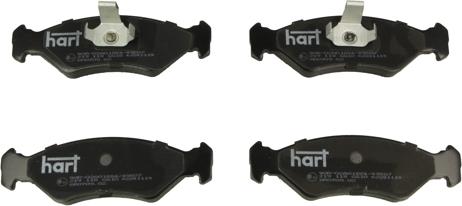 Hart 219 118 - Kit de plaquettes de frein, frein à disque cwaw.fr