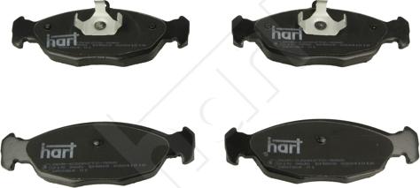 Hart 215 965 - Kit de plaquettes de frein, frein à disque cwaw.fr