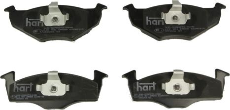 Hart 215 901 - Kit de plaquettes de frein, frein à disque cwaw.fr