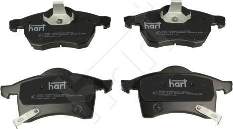 Hart 215 914 - Kit de plaquettes de frein, frein à disque cwaw.fr