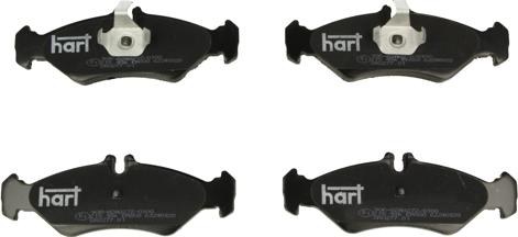 Hart 215 936 - Kit de plaquettes de frein, frein à disque cwaw.fr