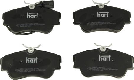 Hart 215 937 - Kit de plaquettes de frein, frein à disque cwaw.fr