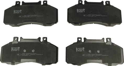 Hart 215 929 - Kit de plaquettes de frein, frein à disque cwaw.fr