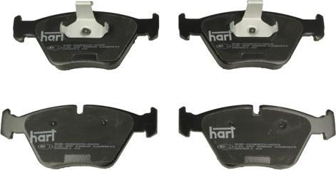 Hart 215 897 - Kit de plaquettes de frein, frein à disque cwaw.fr