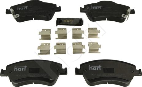 Hart 211 811 - Kit de plaquettes de frein, frein à disque cwaw.fr