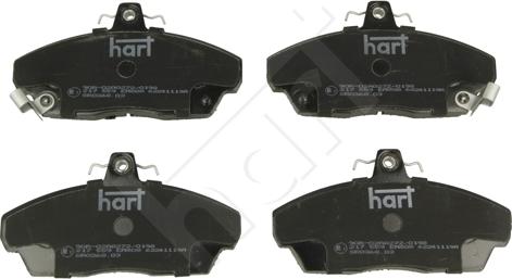 Hart 217 559 - Kit de plaquettes de frein, frein à disque cwaw.fr