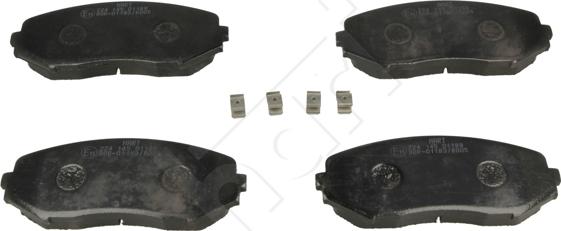 Hart 224 145 - Kit de plaquettes de frein, frein à disque cwaw.fr