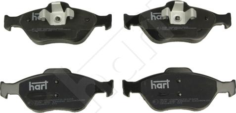 Hart 224 185 - Kit de plaquettes de frein, frein à disque cwaw.fr