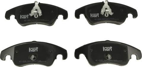 Hart 225 702 - Kit de plaquettes de frein, frein à disque cwaw.fr